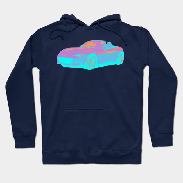 Miata MX5 IV Candy Hoodie by CharlieCreator